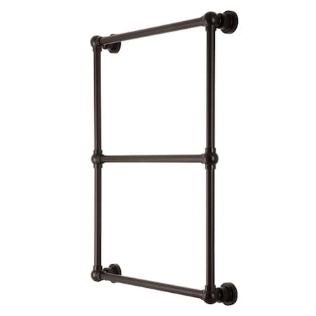 Kingston Brass 24" x 32" Wall Mount Towel Rack, Oil Rubbed Bronze DTM32243ORB